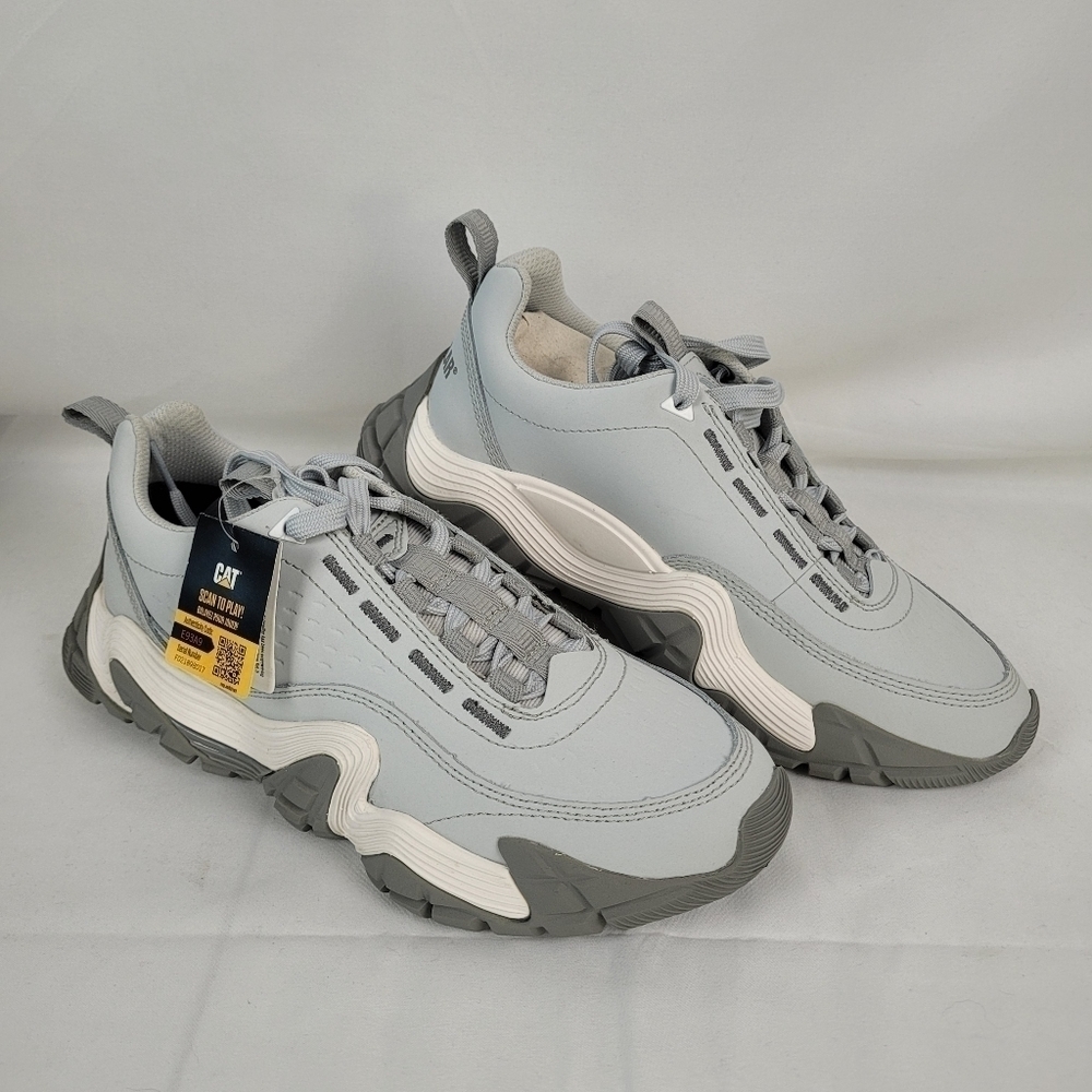 NIB Caterpillar Unisex Vapor Storm Shoe Casual Work Sneakers Glacier Grey W9/M7